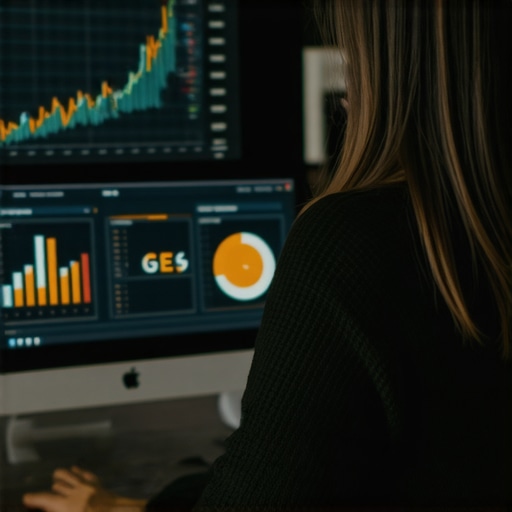 Analyzing Local SEO Signals for GMB Recovery Expert analyzing SEO signals on a computer to improve Google My Business rankings.