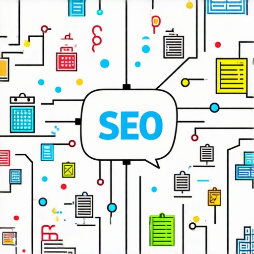 Diagram showing schema markup integration for local SEO