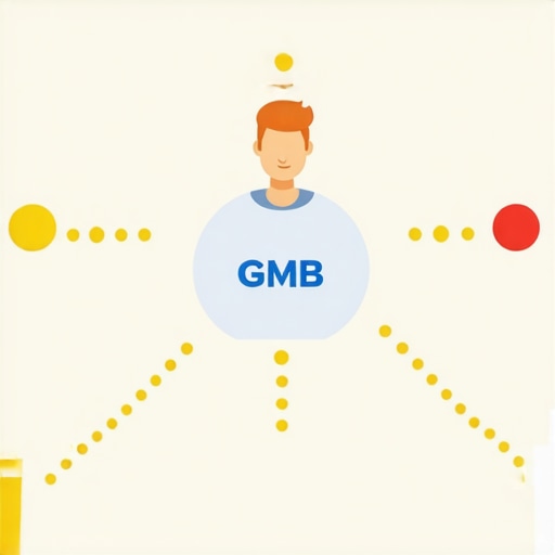 Deep Dive into SEO Signal Mastery for GMB Illustration of interconnected SEO signals around a Google My Business profile, representing advanced optimization techniques.
