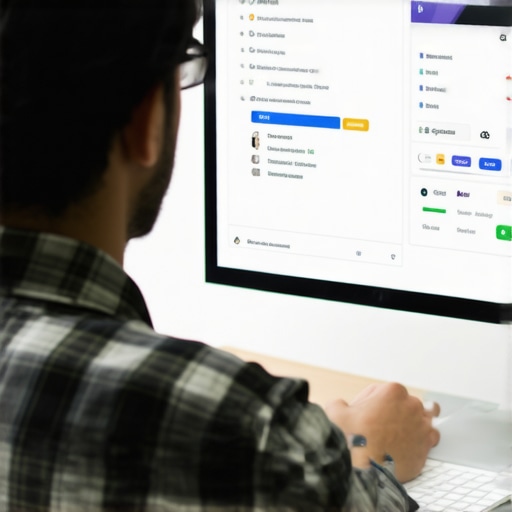 Optimizing Local SEO Signals for GMB Success 2025 Digital marketer analyzing local SEO signals for Google My Business rankings.