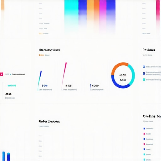 A visual representation of SEO signals interconnected on a digital dashboard.