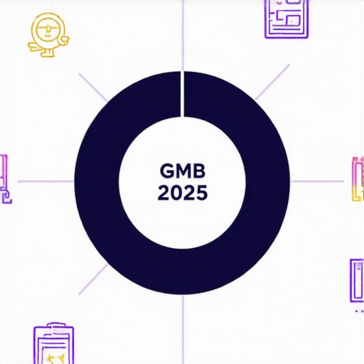 Diagram illustrating GMB signal repair steps for local SEO in 2025.