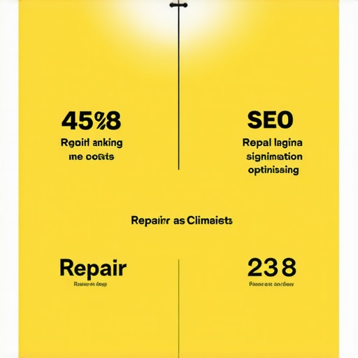 An infographic illustrating the key steps for local SEO signal improvement and ranking repair in 2025.