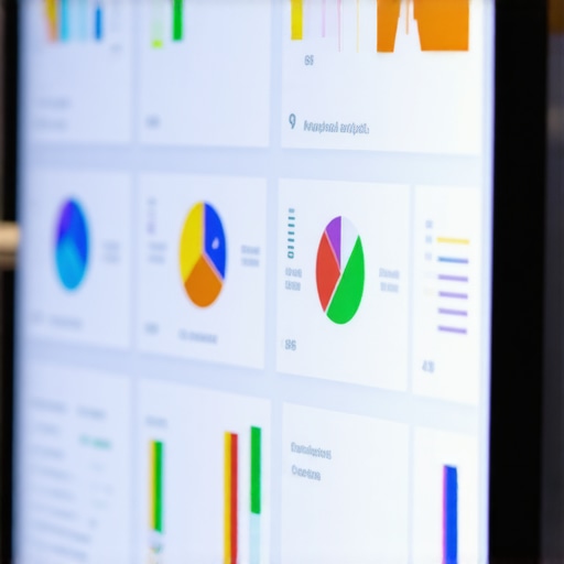 Analyzing SEO signals on a digital dashboard for GMB ranking