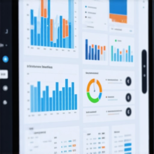 SEO Analytics Dashboard for Local Rankings A digital dashboard showing SEO signals analysis with charts and metrics