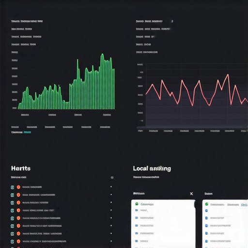Screenshot of an SEO dashboard showing real-time ranking signals, backlinks, and review metrics.