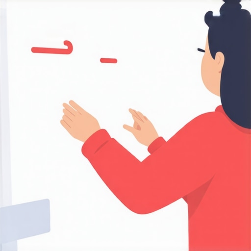 Person analyzing and cleaning SEO signals on a computer screen to improve GMB rankings.