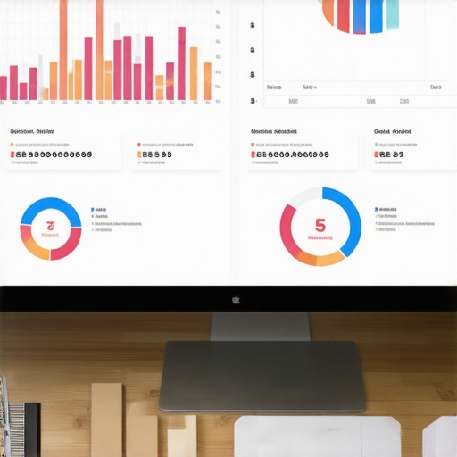 A computer screen displaying SEO analytics and tools used for Google My Business profile monitoring