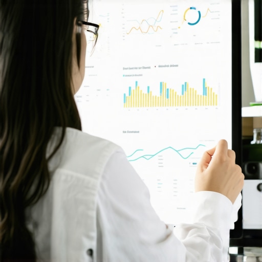 Person working on SEO dashboard with BrightLocal and Ahrefs tools in a workspace.