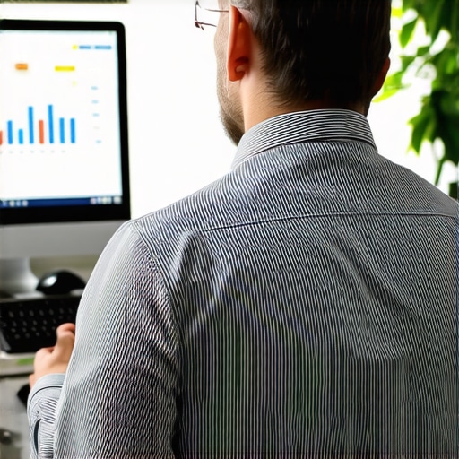 Business owner managing online reputation and rankings with SEO tools on desktop